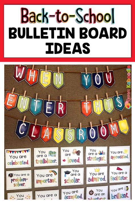 Looking for back-to-school bulletin board ideas?  These bulletin boards build community and show students that every class member is respected and accepted.  Use the puzzle bulletin board to create a positive classroom climate, the poster set for emphasizing acceptance and respect of individual differences, and the community building bulletin board for creating classroom agreements. Supporting social-emotional learning is easy with these back-to-school bulletin board ideas! #bulletinboardideas Classroom Agreements, Puzzle Bulletin Boards, Back To School Highschool, Mindset Bulletin Board, Growth Mindset Bulletin Board, School Bulletin Board Ideas, Back To School Organization, Back To School Bulletin Boards, Build Community