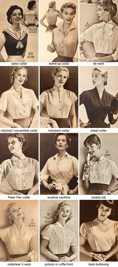 Blouse Collars, 1940s-50s - By Charlotte Dymock there was a lot of bulls**t in the forties and fifties but the style was not part of it Old Motel, Stars Art, Pin Up Hair, Desert Landscape, Vintage Blouse, 1940s Fashion, Urban Life, By Charlotte, Moda Vintage