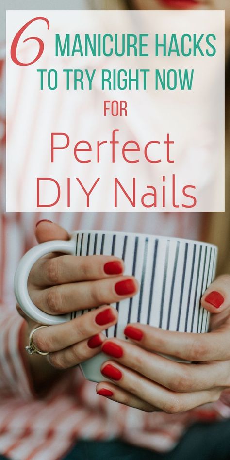 Whether you're seeking perfect fall nails or simply need to up your DIY manicure game, check out these easy hacks to get beautiful, well-groomed claws. Perfect Diy Manicure, Easy Manicure At Home, Painting Nails Tips Hacks, Dazzle Nails, Nails Hacks, Elf Goodbye, Life Simplified, Body Polishing, Nail Hacks