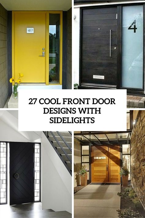 cool front door designs with sidelights cover Front Door Sidelights, Exterior Doors With Sidelights, Front Door Designs, Front Door With Sidelights, Pantry Redo, Door With Sidelights, Door Sidelights, Black Exterior Doors, Entry Door With Sidelights