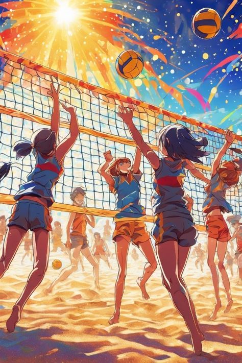 Vivid beach Volleyball Check more at https://paintlyx.com/vivid-beach-volleyball/ Volleyball Art Draw, Playing Volleyball Drawing, Volleyball Girl Drawing, Beach Volleyball Line Art, Volleyball On The Beach Drawing, Volleyball Art, Volleyball Drawing, Volleyball At The Beach, Volleyball Aesthetic