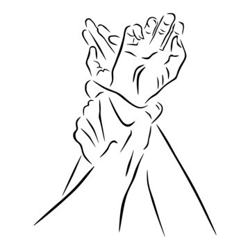 Man And Woman Hands Together, Loving Hands Drawing, Holding Arms Couple Drawing, Man Holding Woman In Arms Drawing, Man And Women Drawing, Couple Hands Holding Drawing, People Holding Hands Drawing, Holding Hands Outline, Holding Both Hands