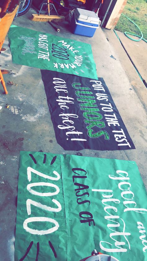 pep rally posters Senior Powderpuff Posters, Posters For Pep Rallys, Homecoming Pep Rally Poster Ideas, Pep Assembly Posters, High School Posters Spirit, Prep Rally Ideas, Junior Posters Pep Rally, Senior Posters High School Pep Rally, Junior Pep Rally Posters