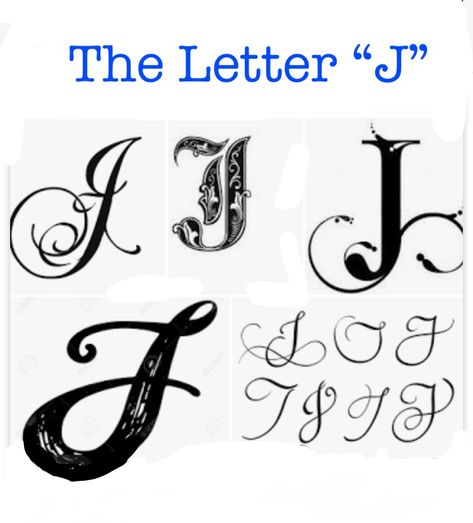 Tattoo Name Fonts, J Letter, Digital Painting Techniques, Building Furniture, Hand Lettering Fonts, Drawing Letters, Creative Lettering, Name Tattoos, Letter J