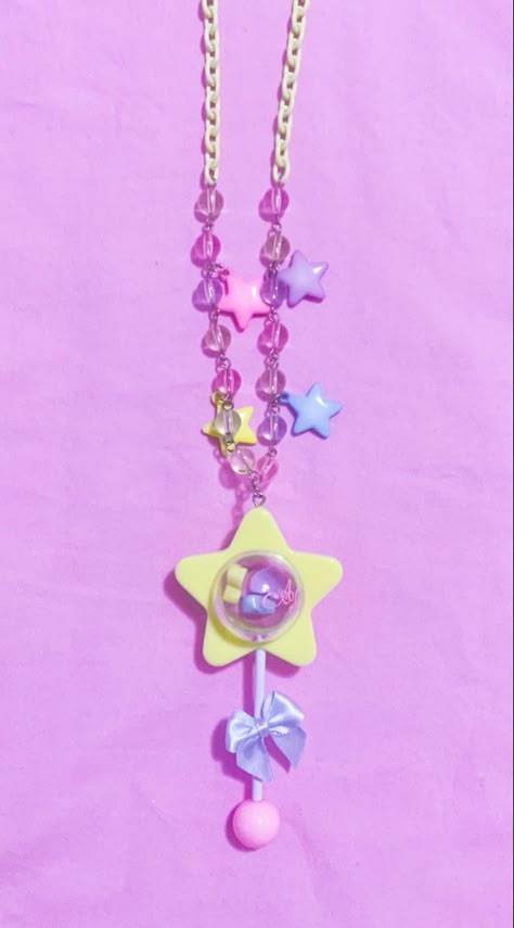 Decora Jewelry, Kidcore Accessories, Yume Kawaii Fashion, Fairy Kei Accessories, Fairy Kei Fashion, Kawaii Outfit Ideas, Yume Kawaii, Pastel Goth Outfits, Magical Girl Aesthetic