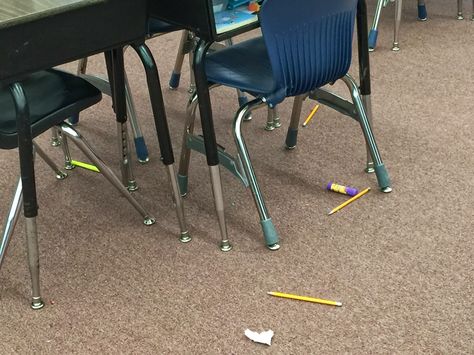 Got pencils all over your floor, too? Win the war on pencils and a new pencil sharpener! Pencil Wars Classroom, You Oughta Know, Herding Cats, I Love School, Sheets Of Paper, White Sheets, The Pencil, Beginning Of School, Pencil Sharpener