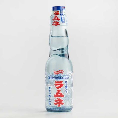 Goli Soda Bottles, Ramune Soda, Japan Snacks, Snack Cart, Japanese Drinks, Making Iced Tea, Yogurt Popsicles, Evian Bottle, Cute Snacks