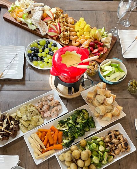 Fondue vancouver delivers everything you need for a deliciously memorable gathering delivered right to your doorstep.   Order ⬇️ https://fonduevancouver.com/menu/  #FonduePartyPackage #FondueVancouver Dairy Free Fondue, Fondue Dip, Fondue Dinner Party, Confit Potatoes, Fondue Dinner, Fondue Night, Citrus Vinaigrette, Fondue Party, Citrus Dressing