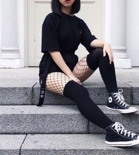 Fishnet Tights, A Woman, Books Wattpad, Converse, Tights, Wattpad, Books, Instagram, Black