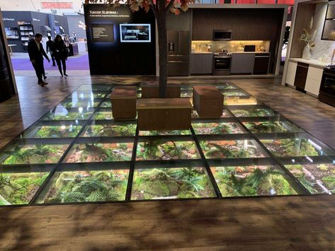 Interior Glass Floors - Glass Floor Design Glass Tile Flooring, Glass Flooring With Pebbles, Transparent Flooring, Glass Flooring Ideas, Glass Floors Architecture, Glass Flooring, Acrylic Floor, Glass Ceilings, Hallway Flooring