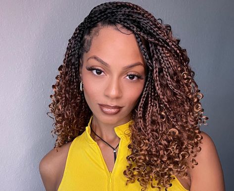 Short Knotless Braid Hairstyles, Knotless Braided Bob, Bohemian Short Braids, Boho Box Braids Short, Knotless Braid Bob, Short Knotless Braids Hairstyles, Short Bohemian Knotless Braids, Shoulder Length Braids, Knotless Braid Hairstyles