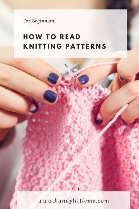 Learn how to read knitting patterns with this introduction for beginners.   From understanding the basic knitting abbreviations to looking at examples of written stitch patterns. #knitting #knit #knittingpatterns #howto #tutorial Reading Knitting Patterns, Easy Knitting Projects For Beginners Free Pattern, Read Knitting Patterns, Learn Knitting, Knitting Patterns For Beginners, Basic Knitting, Knitting Abbreviations, Easy Knitting Patterns Free, Easy Knitting Projects