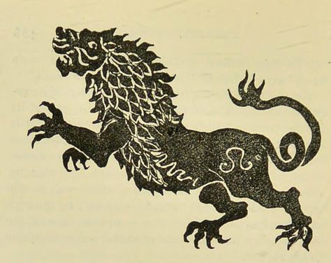 Vintage Lion Illustration, Medieval Woodcut Tattoo, Lion Medieval, Medieval Dragon, Lion Illustration, Vintage Illustration Art, Sketch Tattoo Design, Lion Art, Dark Tattoo