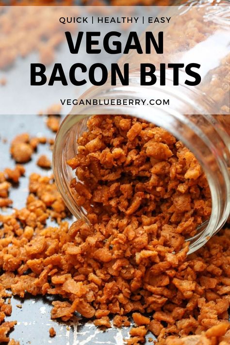 Tvp Bacon Bits, Tofu And Potatoes Recipe, Textured Vegetable Protein Recipes, Tvp Recipes Vegan, Bacon Bits Recipes, Vegan Cereal, Tvp Recipes, Textured Vegetable Protein, Vegan Bacon Bits