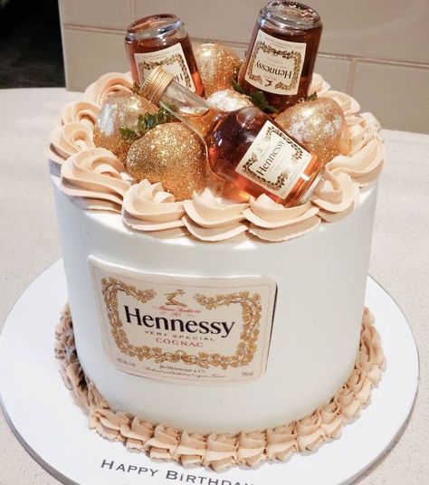 pretty & unique. follow for more content. Henny Birthday Ideas, 21st Cakes For Guys, Hennesy Cake Birthdays, Henny Cake Birthday Men, Hennessey Cake For Men, Hennessy Birthday Cakes For Men, Hennessy Cake For Women, Liquor Cake For Men, Hennesy Cake For Him