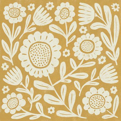 Surface Pattern Design Inspiration, Folk Illustration, Arte Folk, Pattern Design Inspiration, Folk Art Flowers, Folk Design, Raise Your Hand If, Design And Illustration, Floral Illustration