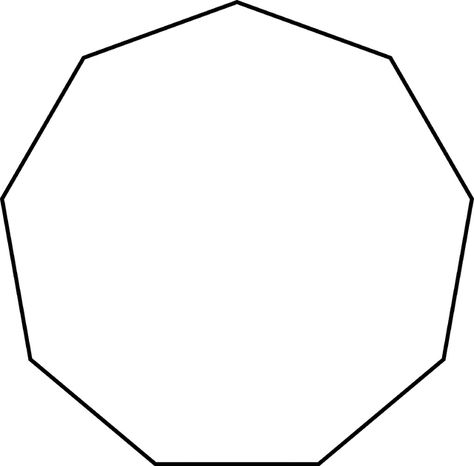 Regular Nonagon Nonagon Shape, Line Chart, Clip Art, Graphic Design, Quick Saves, Design, Art