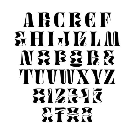 Alphabet Graphic Design, Future Font, Christus Tattoo, Typography Design Font, Inspiration Typographie, Different Font Styles, Typography Alphabet, 타이포그래피 포스터 디자인, Graphic Design Fonts