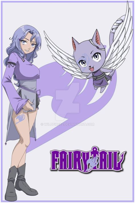 Exceed Fairy Tail, Fairy Tail Cat, Lavender Dragon, Lavender Eyes, Skyrim Armor, Fairy Tail Oc, Kiyoko Shimizu, Fairy Tail Family, Fairy Tail Love