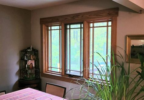 Prairie Style Doors and Windows Spruce Up Yellow Springs Home | Pella of Dayton Prairie Style Interior, Prairie Style Windows, Craftsman Style Windows, Craftsman Windows, Craftsman Window, Window Grids, Pella Windows, Window Designs, Interior Exterior Doors