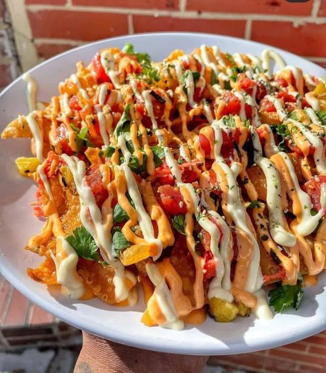 Nachos Fries, Nacho Fries, Nachos, Food Pictures, Pasta Salad, Diner, Good Food, Salad, Pasta