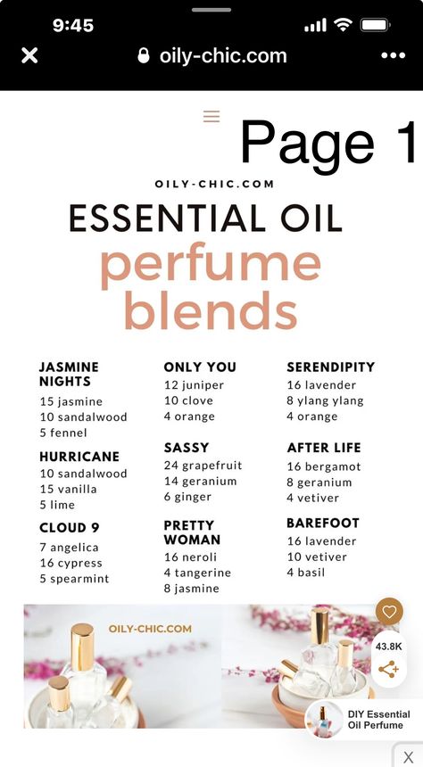 Essential Oil Body Spray Recipes, Fragrance Oil Recipes, Perfume Oil Recipes, Diy Perfume Recipes, Diy Perfumes, Essential Oil Spray Recipes, Essential Oil Perfume Blends, Perfume Blends, Essential Oil Perfumes Recipes