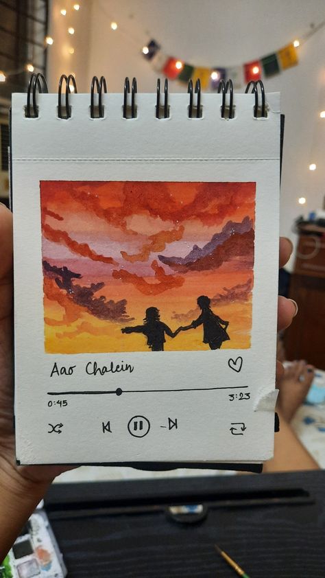 Spotify Playlist Drawing Aesthetic, Aesthetic Song Drawing, Spotify Playlist Painting, Spotify Song Drawing, Playlist Painting, Spotify Drawing Aesthetic, Drawing Playlist, Spotify Doodle, Playlist Drawing