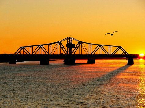 Little Current Swing Bridge, Manitoulin Island, Ontario, Canada. In the summer time the bridge swings open on the hour for 15 minutes to allow boat traffic thru the channel. Summer Road Trips, Ontario Road Trip, Manitoulin Island, Water Island, Scenery Pictures, Lake Huron, Camping Tips, Pure Michigan, Island Home