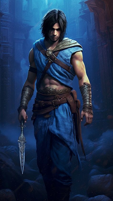 Prince Of Persia Wallpapers, Prince Of Persia Art, Avatar Airbending Poses, He Man Thundercats, Elf Rogue, Prince Drawing, Rogue Character, Prince Tattoos, Persian Warrior