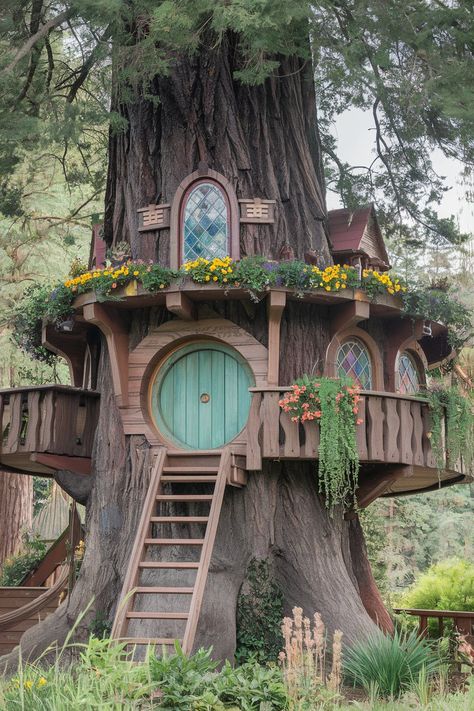 Check out this enchanting treehouse nestled in a sturdy tree trunk! Its whimsical design and cozy vibe bring fairy tales to life. 

Share your favorite treehouses or dream designs in the comments!
#woodworking #wood #handmade #woodworker #woodwork #diy #design #interiordesign #woodart #art #homedecor #furniture #wooddesign #carpentry #woodcraft #woodshop #woodcarving Tree House Camping, Cute Tree House, Tree House Village, House In A Tree Trunk, Tree Houses, Fantasy Treehouse Bedroom, Tree House Interior Concept Art, Pirate Treehouse, Treehouse Aesthetic Inside