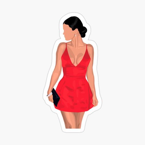 Dress Sticker, Selena Gomez Stickers, Fashion Stickers, Selena Gomez Stickers Printable, Drawing Of Selena Gomez, Vintage Selena Gomez Poster, Selena Gomez Animation, Selena Gomez Illustration Art, Selena Gomez Cartoon Art