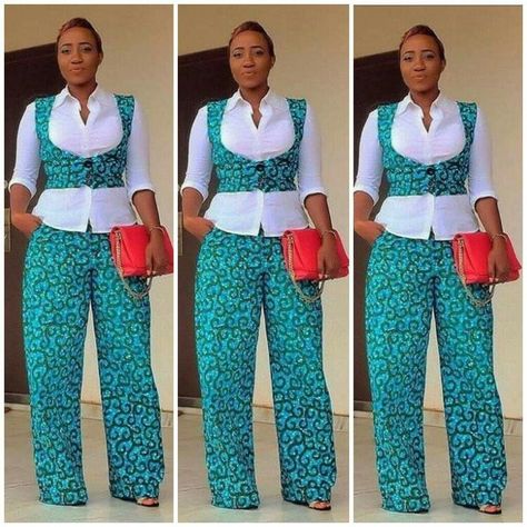 Yoruba Dress, Latest Asoebi Styles, Nigerian Dress Styles, Asoebi Style, Aso Ebi Style, Ankara Trousers, African Print Pants, 2piece Outfits, Ghanaian Fashion