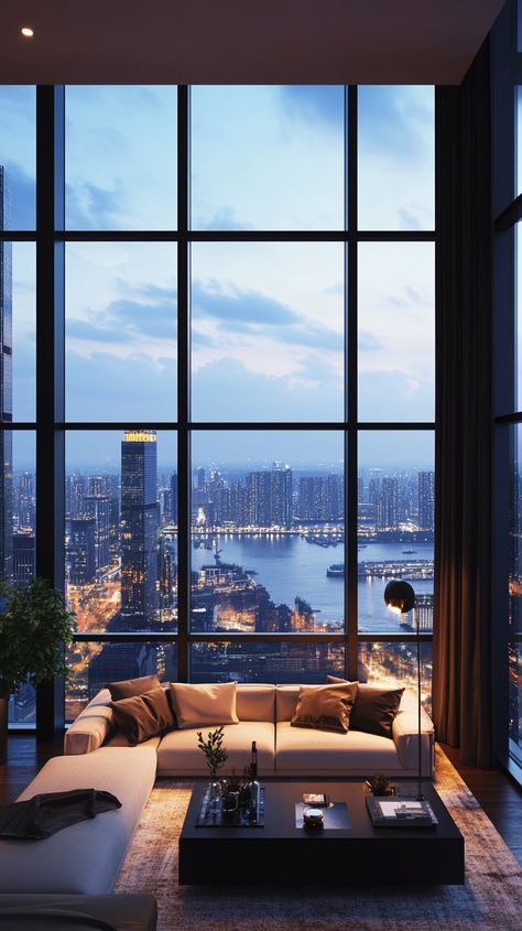 Large Windows Apartment, Chicago High Rise Apartment, Rich Apartment, High Rise Condo, Dream Apartments, Penthouse Aesthetic, High Rise Apartment, Dream Bedroom Inspiration, Chicago Apartment