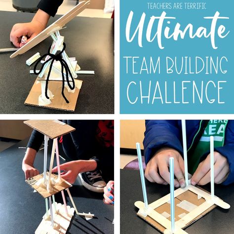 Team Building Challenges, Homeschool Coop, Teacher Observation, Classroom Observation, Building Challenge, What A Wonderful Life, Stem Classes, Church Camp, Stem Challenges