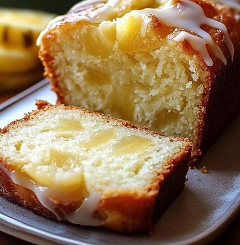 Blissful Pineapple Quick Bread for a Delightful Day - NewsBreak Pineapple Quick Bread Recipes, Pineapple Bread Recipe Easy, Flavoured Bread, Fruit Loaves, Pineapple Bread Recipe, Pineapple Quick Bread, Desert Bread, Pineapple Coconut Bread, Pineapple Bread Pudding