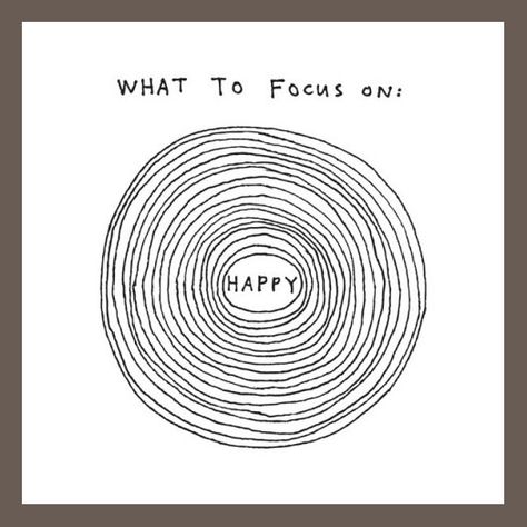 happy circles drawing by Marc Johns. available as a temporary tattoo via Tattly/Swiss Miss. Mots Forts, White Drawing, Black And White Drawing, Happy Thoughts, Note To Self, The Words, Beautiful Words, Inspire Me, Cool Words