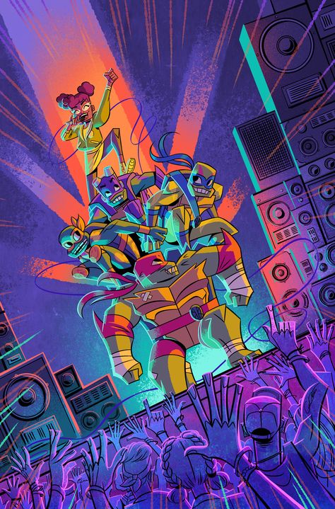 Tmnt Scenecore, Tmnt Wallpaper, Tmnt Fanart, Tmnt 2018, Tmnt Rise, Teenage Turtles, Tmnt Movie, Rise Tmnt, Rise Of Tmnt