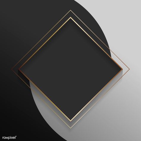 Blank square black abstract frame vector | premium image by rawpixel.com / taus Watercolor Pattern Background, Gold And Black Background, Black Abstract Background, Glitter Wall Art, Black Background Wallpaper, Frame Vector, Black Background Images, Framed Wallpaper, Graphic Design Background Templates