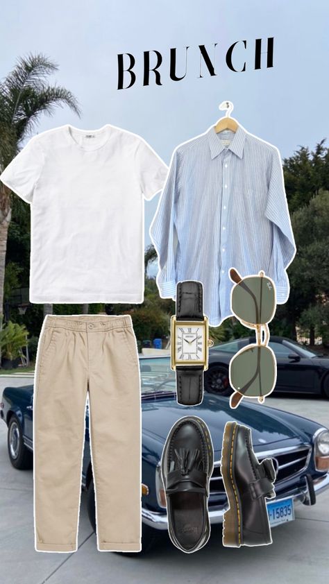 Miami Brunch Outfit! #miami #brunch #miamibrunch #miamifashion #miamioutfits #fashion #mensfashion #oldmoney #design #fashiondesign #brunchoutfit #dinneroutfit #breakfastoutfit Brunch Men Outfit, Brunch Outfits Men, Men’s Brunch Outfit, Miami Brunch Outfit, Men Brunch Outfit, Brunch Outfit Men, Miami Outfits Men, Dinner Outfit Men, Breakfast Outfit