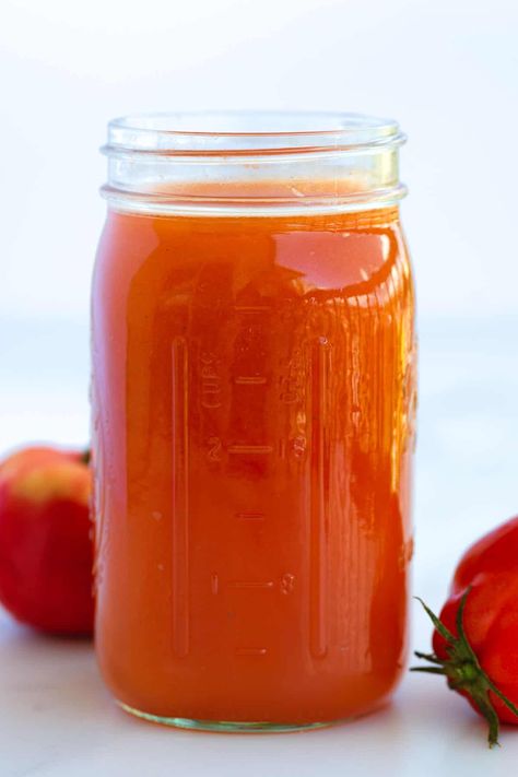 We love this homemade tomato broth made from fresh tomatoes, bell pepper, and smoked paprika. It’s flavorful and a little smoky, making it perfect for using as a […] Tomato Broth Recipe, Tomato Broth Soup, September Recipes, Classic Spinach Dip, Recipes With Vegetable Broth, Inspired Taste, Smart Eating, Making Bone Broth, Vegetable Risotto