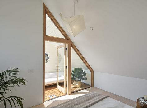 Breezeway House, Attic Inspiration, San Francisco Victorian, Lighting Bed, Sun Deck, Bed Light, Light Hardwood, Light Hardwood Floors, Attic Spaces