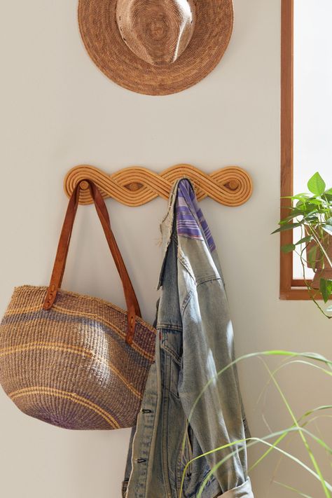 Peg Hooks, Rattan Wall, Wall Mirror With Shelf, Wicker Wall, Apartment Essentials, Home Decor Sale, Apartment Furniture, Wall Hooks, Coat Rack