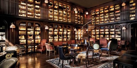 Award Room, Modern Restaurant Design, Library Inspiration, Victorian Interior, Teen Bedroom Designs, Best Bar, Home Library Design, Modern Restaurant, Best Bars