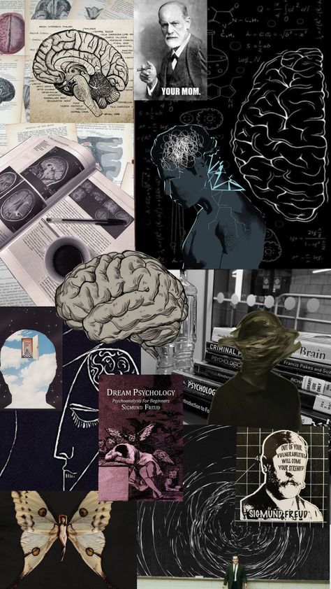 Psychology Positive Psychology Illustration, Pschycology Aesthetic Art, Social Psychology Aesthetic, Sigmund Freud Aesthetic, Dark Psychology Wallpaper, Psychiatry Aesthetic, Psychology Wallpaper Aesthetic, Psychology Aesthetic Art, Psychology Subject