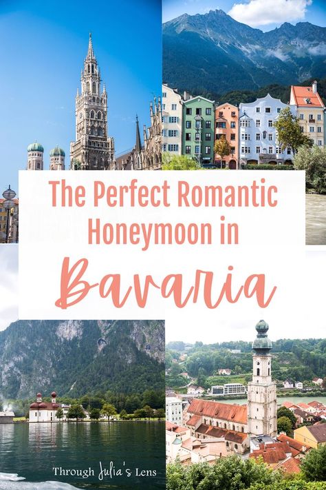 If you're looking for an off-the-beaten-path honeymoon, I can't recommend Bavaria enough! We went on an amazing honeymoon in Bavaria and the Austrian Alps in the summer, and we saw so many incredible places. If you also want a romantic honeymoon in the mountains, here's our perfect 7 day itinerary! Germany Honeymoon, Summer Honeymoon, 7 Day Itinerary, Bali Honeymoon, Couples Travel, Austrian Alps, Europe Wedding, Best Honeymoon Destinations, Travel Germany