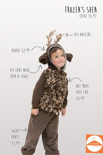 DIY Sven Costume from Frozen | by GW Indy Reindeer Costume Diy, Musicals Party, Frozen Costume Diy, Sven Costume, Rudolph Costume, Frozen Decor, Frozen Play, Olaf Halloween Costume, Sven Frozen