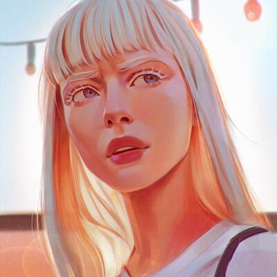 ArtStation - 'S u s p i c i o u s"~✨, Angel Ganev Angel Ganev, Family Pet Portraits, Comic Face, Realistic Portrait, Couple Sketch, Digital Painting Portrait, Canvas Drawing, Arte Cyberpunk, Story Ideas Pictures