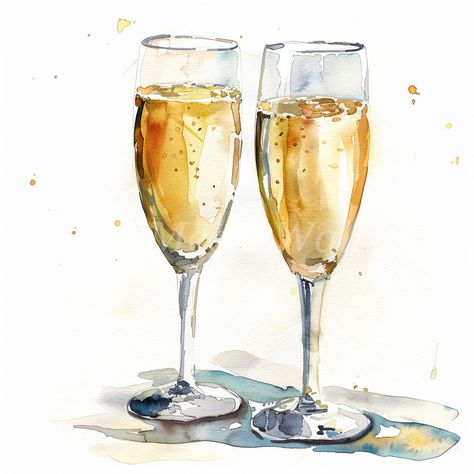 Wedding Glasses Clipart Bundle- 10 High Quality Watercolor JPGs, Champagne, Printable Images, Digital download, Paper craft, Junk journal Glasses Clipart, Scrapbook Images, Printable Images, Wedding Glasses, Colored Background, Printable Image, Champagne Glasses, Digital Clip Art, Watercolor Clipart