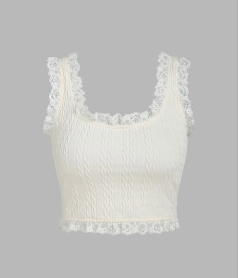 Live House, Lace Trim Cami, Solid Tank Tops, Neckline Designs, Clothing Details, Solid Clothes, Tank Top Cami, Dream Clothes, Cami Tanks