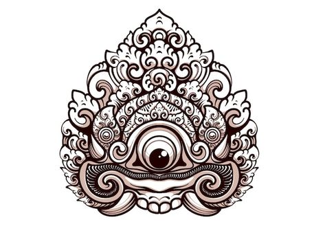 Balinese Tattoo Design, Tattoo Balinese, Ornamen Bali, Ogoh Ogoh, Tortoise Tattoo, Balinese Tattoo, Karma Design, Balinese Art, Bali Tattoo